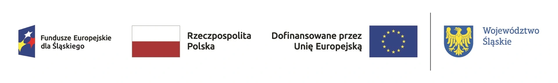 Fundusze Europejskie dla Śląskiego, Rzeczpospolita Polska, Dofinansowane przez Unię Europejską, Województwo Śląskie